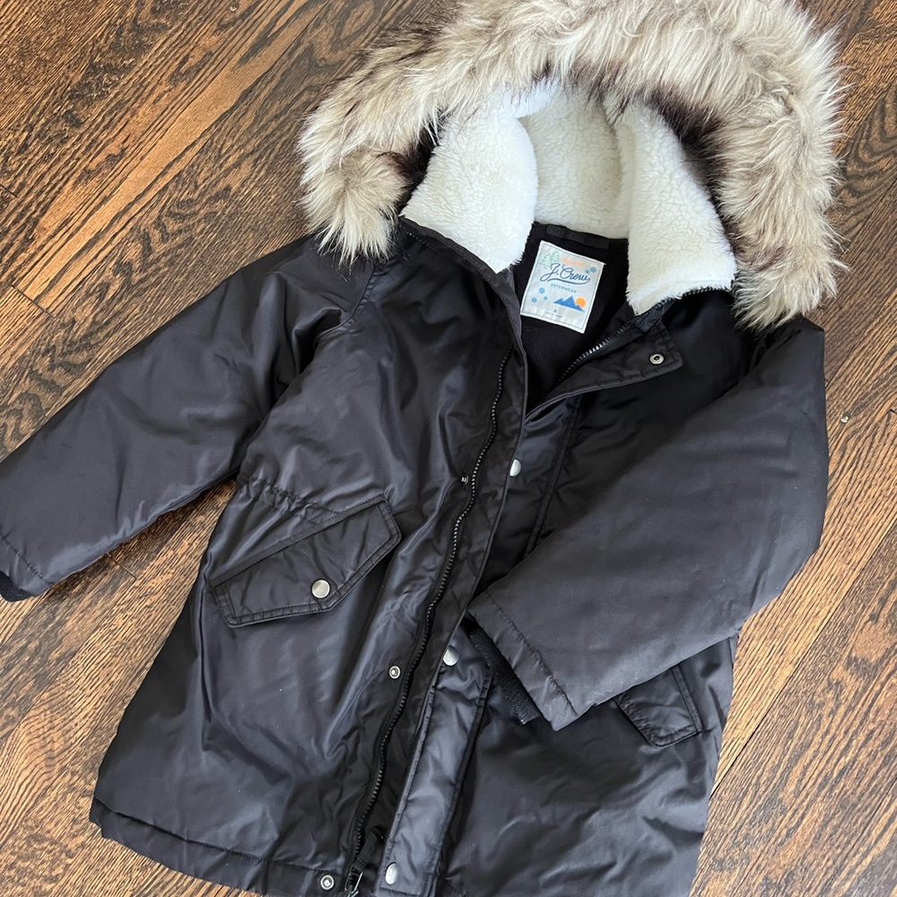 J Crew Fishtail Parka Kids size 8